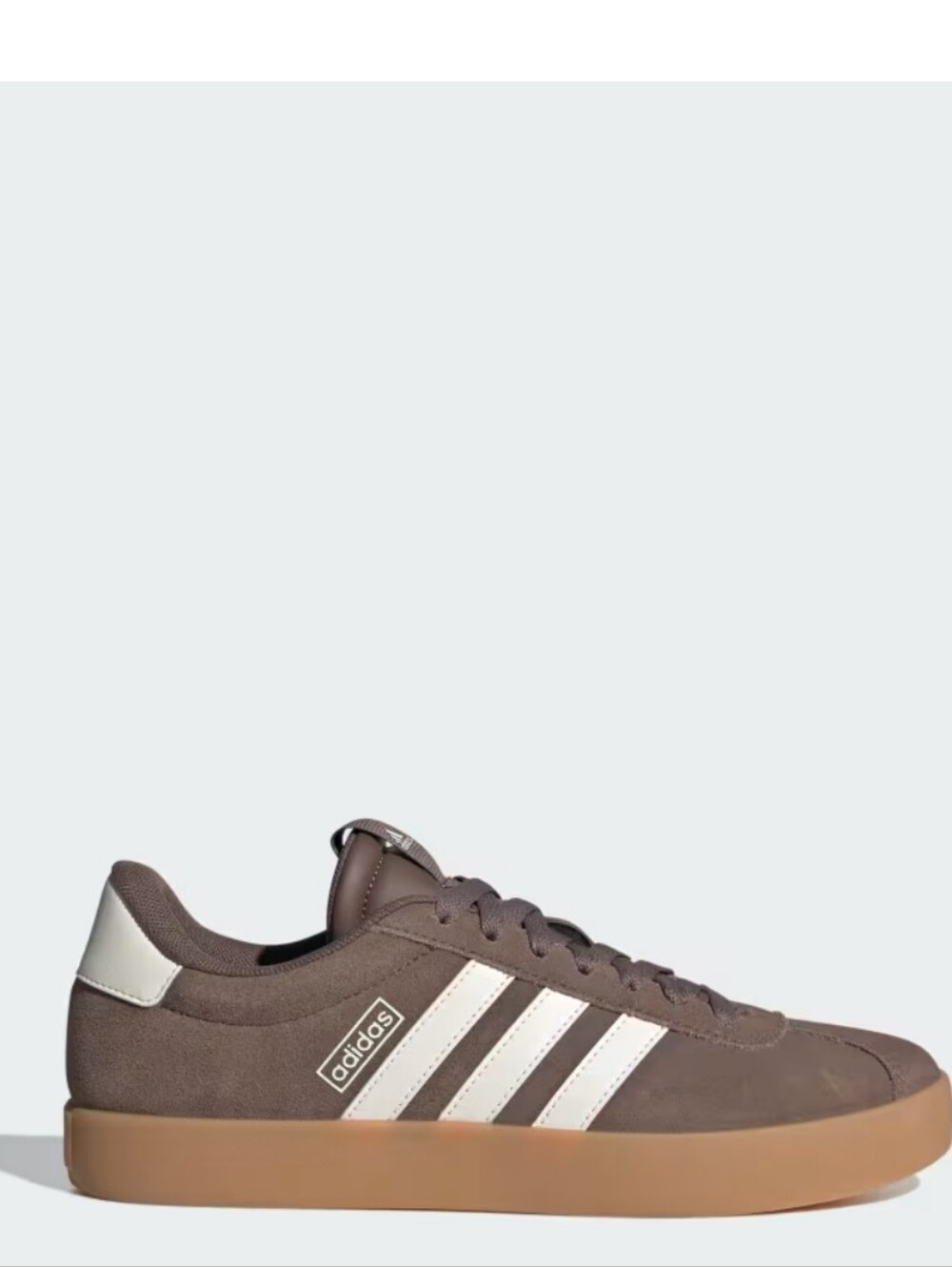 Adidas VL Court 3.0 Athletic Sneakers Shoes Earth Strata Chalk White Gum Combo